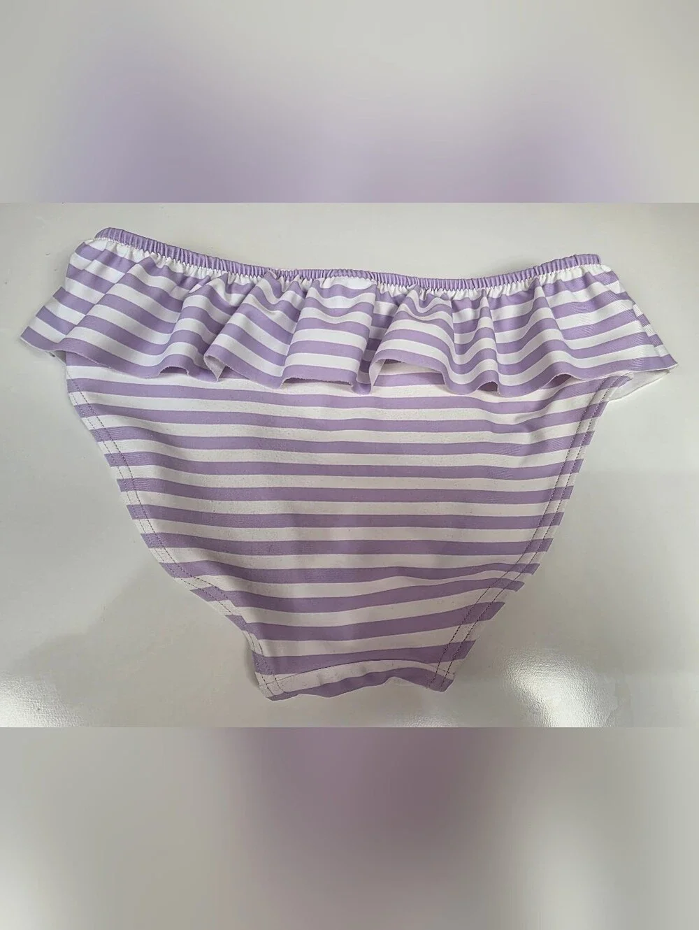 Tucker + Tate Girls Size 8 Lavender Heart Rash Guard Swim Set
